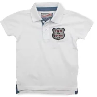 kinder polo shirt wit