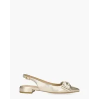 Gioia Walijne Goud Dames Slingbackpumps