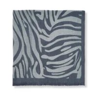 Sjaal - Zebra Navy/Cool grey