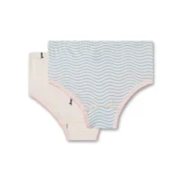 Sanetta Hipster Meisjes: Duopack, gestreept / geprint ( SAN.120 )