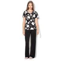 Esprit - Amalia - Pyjama - 078EF1Y009 - Black Flower Print