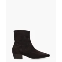 Di Lauro Carabella Donkerbruin Dames Enkelboots