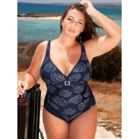 Bahama – Beach Holiday – Badpak – 12101686 –  Navy Print