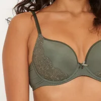 LingaDore - Jungle - BH Voorgevormd - 4228-1 - Dusty Olive