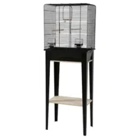 Zolux Vogelkooi Chic Loft Met Meubel Zwart 124 cm
