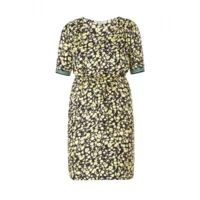 Zomerkleedje zwart/geel 46