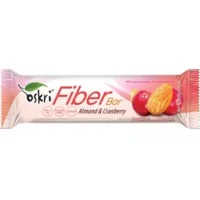 Oskri Fiber bar Amandel - Cranberry  glutenrvij - Vegan (24 stuks ( 1 karton )