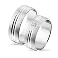 Tresor Zilveren ringen voor hem en haar R 7161 / R 7162