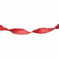 Draaislinger - Crepe - Rood - 6m