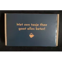 Brievenbus post Met een tasje thee gaat alles beter!