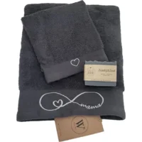 Walra Badlinnen voor Mama met Ambachtelijke Zeep – Antraciet