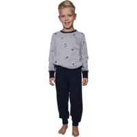 Pastunette Pyjama jongens: Ski motieven, Grijs ( PAS.119 )