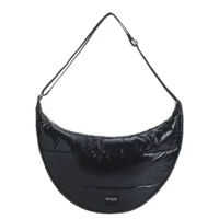 Wouf Black Glossy crossbody tas