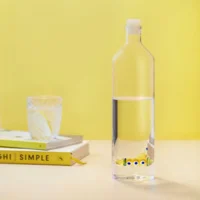 Balvi Waterfles Karaf Onderzeeër Geel Glas 1.2L