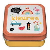 Vrolijke spelletjes voor peuters en kleuters - Kleuren - In blikje