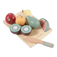 Snijset - Fruit - Hout - 8dlg. - Little Dutch