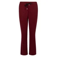 Jaquard print broek Audrey Zoso Rood L