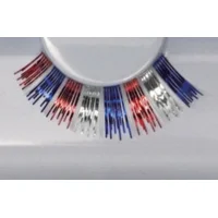 Wimpers - Rood, wit & blauw - Lang - Glimmend - 236