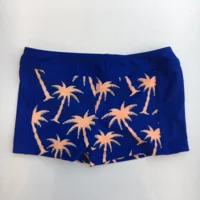 Lentiggini Palmtree jongenszwemshort in kobaltblauw