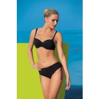 Sunflair Bikini Top: Zwart, voorgevormd ( color up collection) (SUNF.34 °