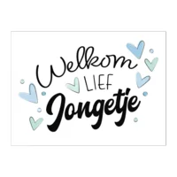 Kaart - Eyecandy - Welkom lief jongetje - EC02-F