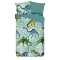 Kinderdekbedovertrek Vala Dino – zacht & kreukvrij van Pure