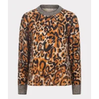 Esqualo Pull: Luipaard print, ( ESQ.277 )