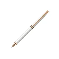 Caran d'Ache Léman Slim white rosegold balpen