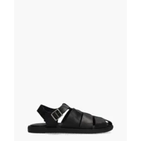 The Sandals Factory M8097 Zwart Herensandalen