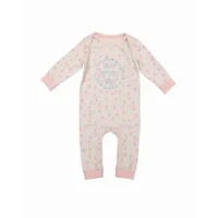 Baby Girls Jumpsuit Charlie Choe lange mouw en broek Butterfly kisses roos