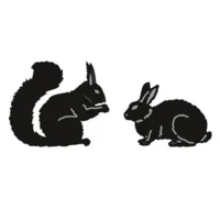 Marianne Design Craftables Tiny's dieren eekhoorn & konijn