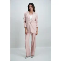 Signe Nature Broek: Rose / ecru gestreept ( SIGNE.1352 )