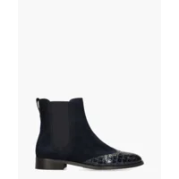 Di Lauro Sheralyn Donkerblauw Dames Chelseaboots