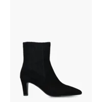 Di Lauro Calandra Zwarte Dames Enkellaarsjes