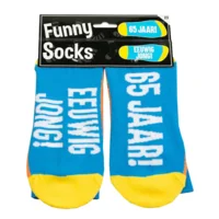 Sokken - 65 jaar! Eeuwig jong! - Funny socks