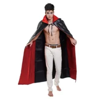 Dracula cape - Zwart & rood - 142cm