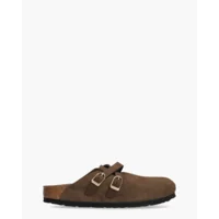 Birkenstock Blair Donkerbruin Damesslippers