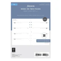 Filofax agendavulling A5 - 2026 - 7 dagen - horizontaal