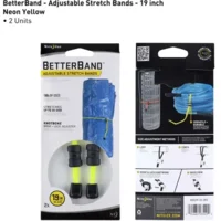 Nite Ize BetterBand 19" Fluo Geel Verstelbare elastische band 2 Stuks BDS19-33-2R3