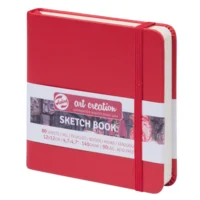 Schetsboek - Rood - 12x12cm - 140grams - Art Creation