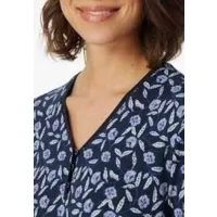 Schiesser nachtkleed in blauw 180120