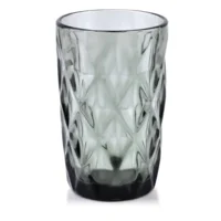 Affekdesign Longdrinkglas Getint Grijs 300ml Elise Set van 6