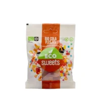 Eco Sweet Cola Flesjes glutenvrij, vegan, zonder gelatine 1 karton ( 16 zakjes)