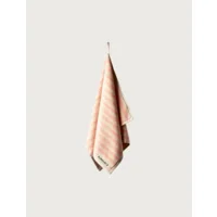 Bongusta Handdoek Tropical & Creme Streep 50x 80 cm Naram