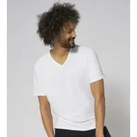 Sloggi Men Go Shirt V neck: Wit ( slim fit ) ( Slog.234 )