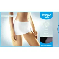 Sloggi dames: Sensual Fresh Short ( Wit / zwart ) Slog.197/196