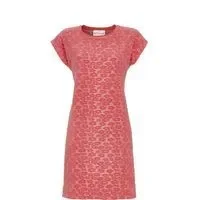 Ringella Bloomy dames nachthemd: Koraal, korte mouw, badstof ( RIN.596 )