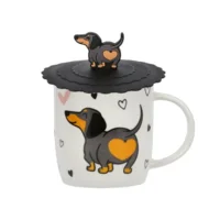 Teckelmok met mokbeschermer