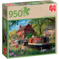 Jumbo Premium Quality puzzel - Countryside Lock - 950 stukjes