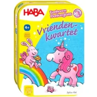 Spel - Eenhoorn flonkerglans - Vriendenkwartet - In blikje